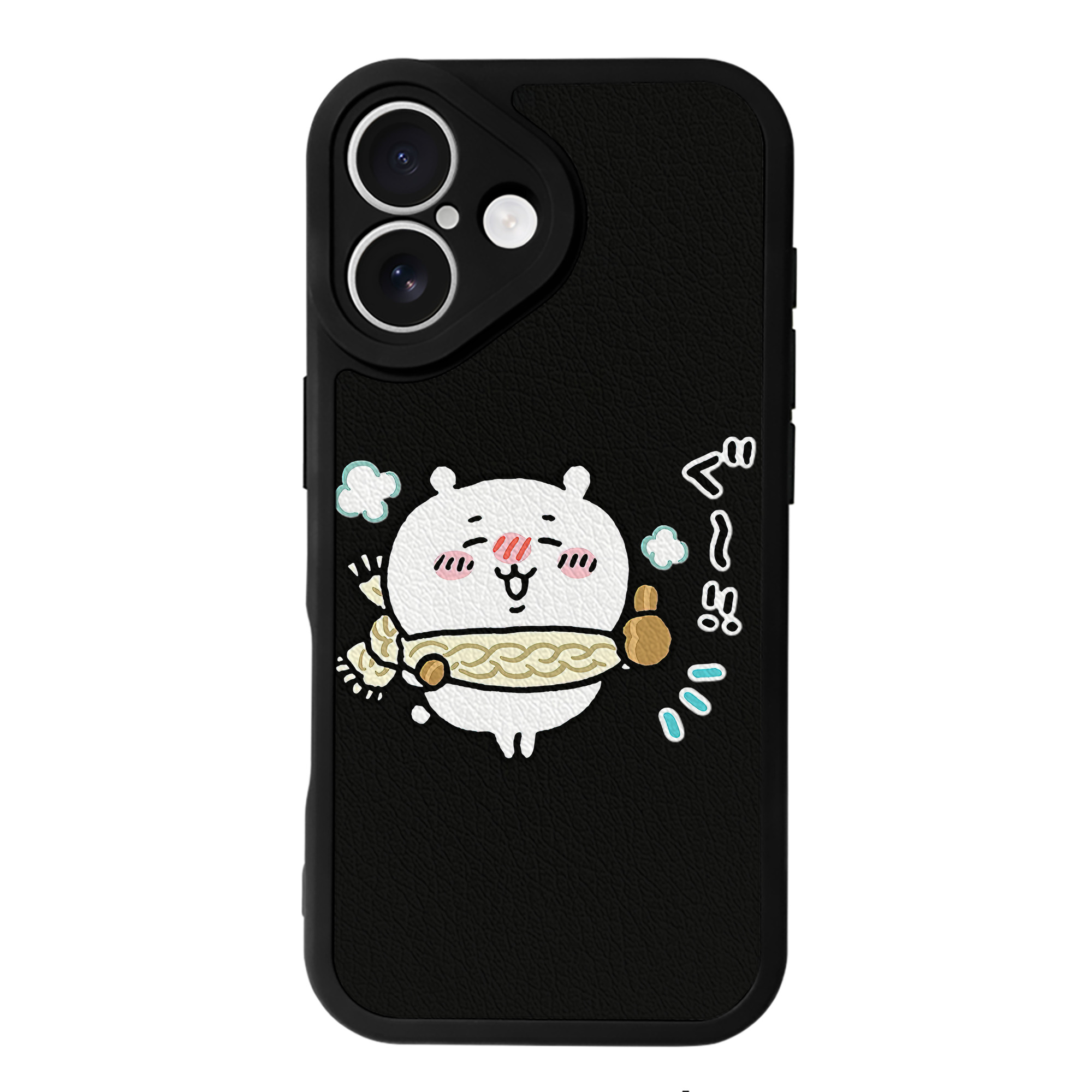 （画像用） ちいかわ ちいかわ Chii-kawa chiikawa 【iPhone 16シリーズ対応】シリコンスマホケース（レザー調） 材質：シリコン